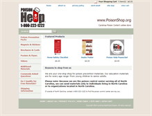 Tablet Screenshot of poisonshop.org